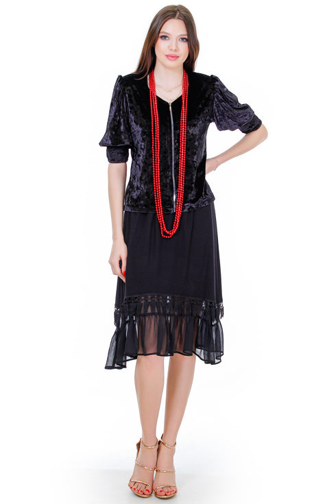 Bluza catifea  Liza Panait Liza Panait Online Boutique